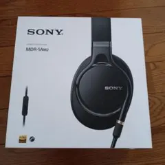 ステレオヘッドホン✩SONY MDR-1AM2 ブラック　快適な装着性
