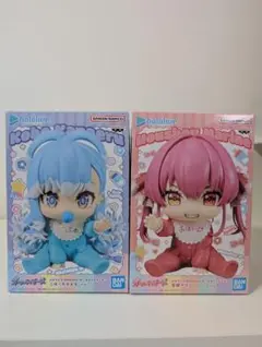 紅*ん様 ホロライブ　ホロベイビーズ　宝鐘マリン　こぼ・かなえる　プライズフィギ