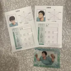 ハイキュー　体力測定フェア　特典　及川徹　岩泉一