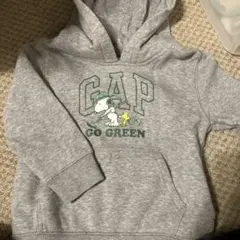 GAP スヌーピー パーカー 2yearsグレー
