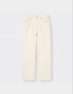 GU ハイウエストストレートジーンズ NATURAL ナチュラル Mサイズ