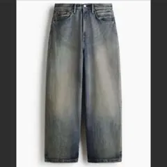H&M スーパーバギーデニム 34×30