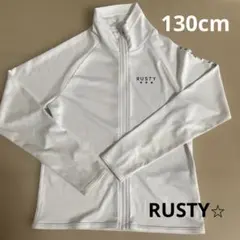 RUSTY ラッシュガード 130サイズ ホワイト