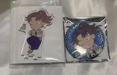 忍たま乱太郎　山田利吉　アクリルスタンド　缶バッジ　アニカフェ　アニメイトカフェ