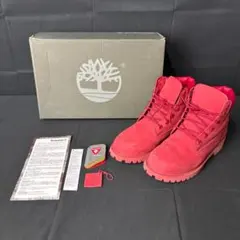 ◆Timberland プレミアム ６インチ ブーツ 23㎝ レッド　744のサムネイル
