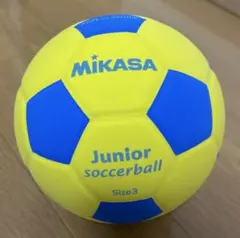 MIKASA スマイルサッカーボール 3号球 イエロー×ブルー