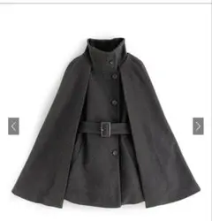 GRL ベルト付きハイネックケープスコート