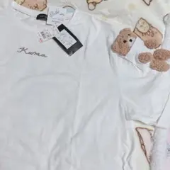 【新品未使用】アベイル くま ぬいぐるみ 白 Tシャツ