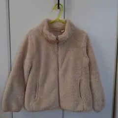 UNIQLO フリース パーカー 110 ベージュ