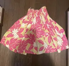 フラダンス用花柄スカート