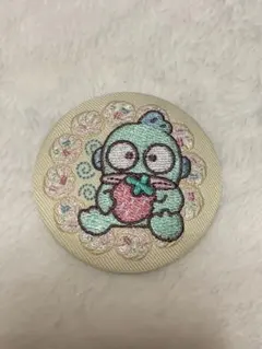 サンリオキャラクターズ 刺繍缶バッジ ハンギョドン