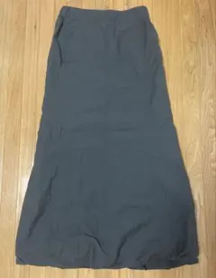 H&M マキシ丈バルーンスカート ブラック　バブルヘムスカート S