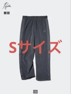 UNIQLO NEEDLESフリース　ワイドパンツ グレー　S 試着のみ