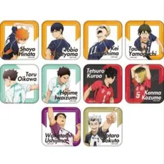 新品未開封　ハイキュー!! ランダムスクエア缶バッジBOXコンプセット 2セット