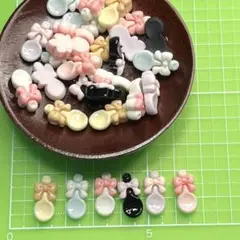 【1セットのみ】ミニサイズ　デコパーツ スプーン　25個