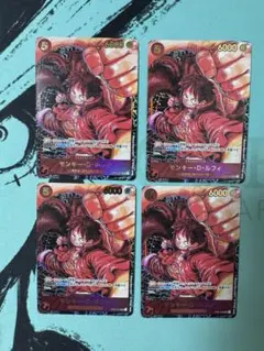ヤソップ SP ワンピースカード 4枚セット パラレル シャンクス 赤髪