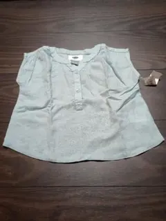 ベビー服　ノースリーブシャツ　オールドネイビー　80サイズ