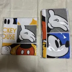 ミッキーマウス 2枚セット 第一生命 非売品ウォッシュタオル&フェイスタオル