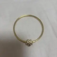 PANDORAパンドラ　ノベルティバングル　ゴールド PANDORAパンドラ ノベルティバングル ゴールド - メルカリ