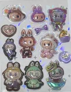 ラブブ 3D ぷくぷくシール おすそ分け ボンボンドロップシールのオマケ