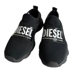 diesel ロゴステッカースリッポンブラック
