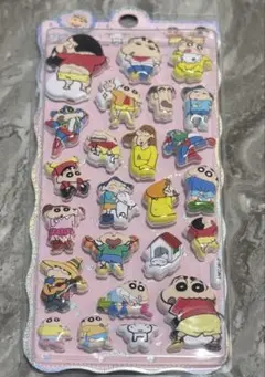 クレしん　しんちゃん　　ぷっくりシール