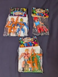 ヒーマンなどパチフィギュア 3体セット