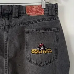 【美品】centimeter wide color denim pants