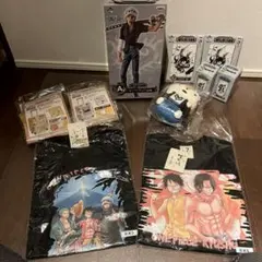 全て新品未開封 ONE PIECE Tシャツ、フィギュア等　グッズセット
