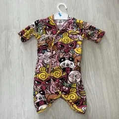 HYSTERIC MINI 総柄 ロンパース 70cm (美品）のサムネイル