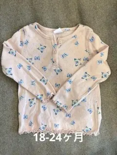 baby GAP 蝶柄 長袖Tシャツ 18-24ヶ月