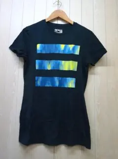 adidas ☆ストライププリント☆ 半袖Tシャツ☆Mサイズ☆１７７４６のサムネイル