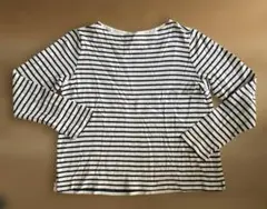 UNIQLO ボーダー 長袖カットソー XL ボートネック