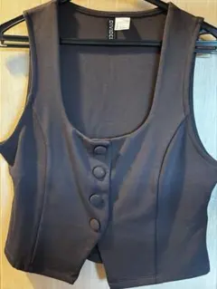 H&M DIVIDED ベスト ブラック Sサイズ