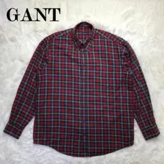 GANT 90s アイビーツイル ボタンダウンシャツ チェック柄 ポルトガル製のサムネイル