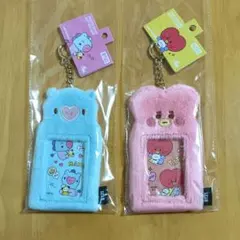 BT21 フォトカードキーホルダー トレカケース MANG ＆ TATA