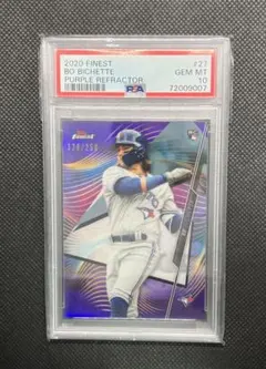 2020 Topps Finest Bo Bichette /250 PSA10