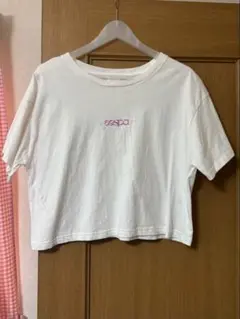 aespa クロップドTシャツ ホワイト