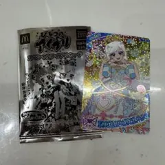 マクドナルド　ハッピーセット　ひみつのアイプリ　プリンセス　ブルー　みつき　1枚