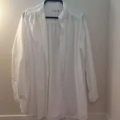 earth music&ecology オフホワイト長袖シャツ M