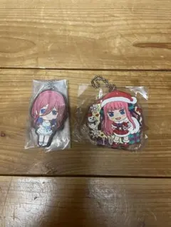 五等分の花嫁　ラバーストラップ　二乃　三玖