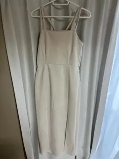 キャミワンピース ベージュ ロング丈　Ray Cassin
