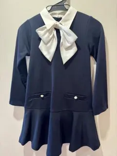 【新品未使用】ZARAネイビーのワンピース　7y