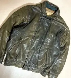 70s 80s MILANO CONNECTION LEATHER JACKET