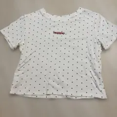 スプレイ　Haddgisy ドット柄 半袖Tシャツ ホワイトのサムネイル