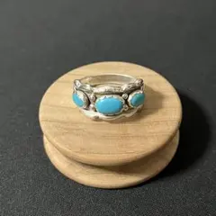 ターコイズリング/シルバー925/STERLING SILVER/19号(JP)