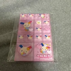 サンリオ　トレーディングミニタイルシール　ウサハナ