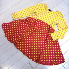 marimekko ドット ワンピース 104/4Y