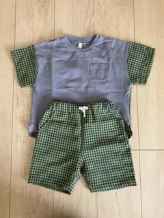 Samansa Mos2 Tシャツ・ショートパンツセット 100