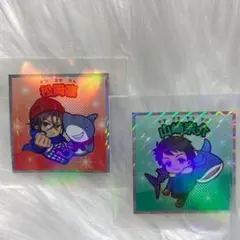 Free!FSマンチョコ2シール 松岡凛 山崎宗介 2枚セット